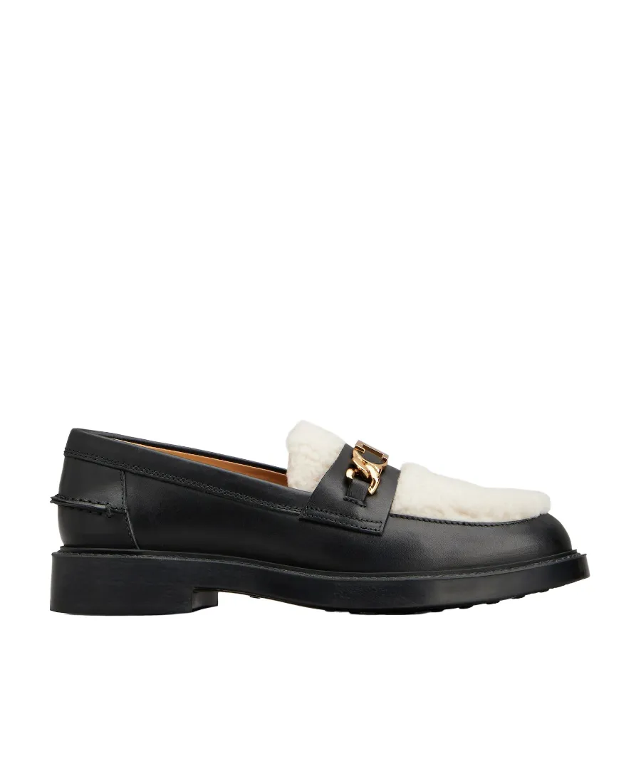 Tod's Logo Plaque Loafers