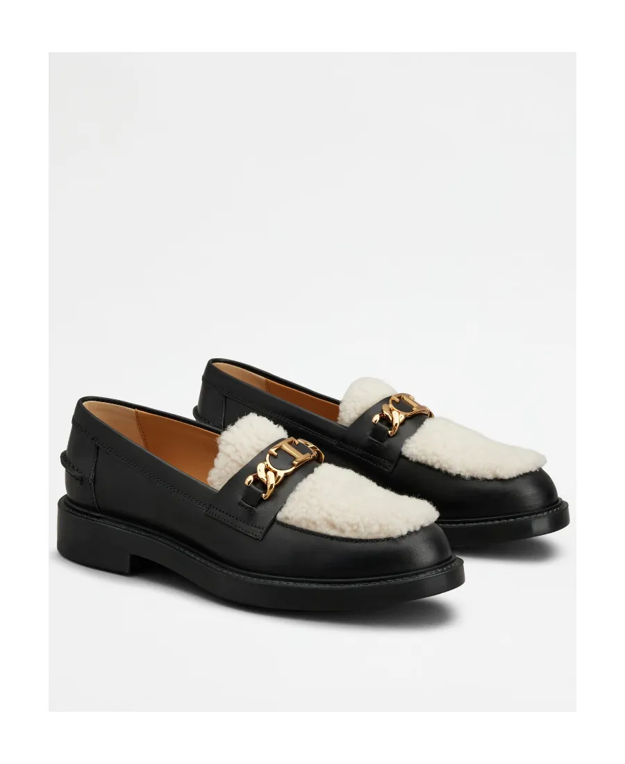 Tod's Logo Plaque Loafers