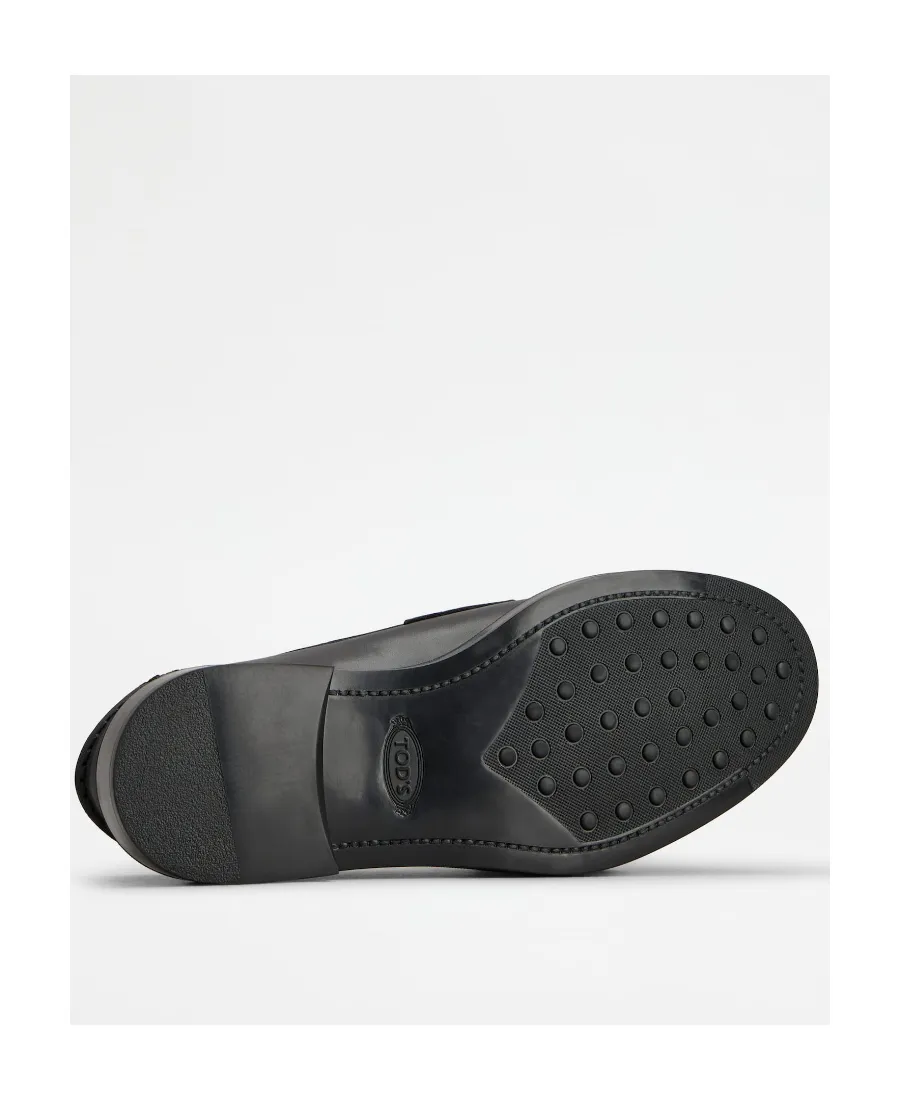 Tod's Logo Plaque Loafers