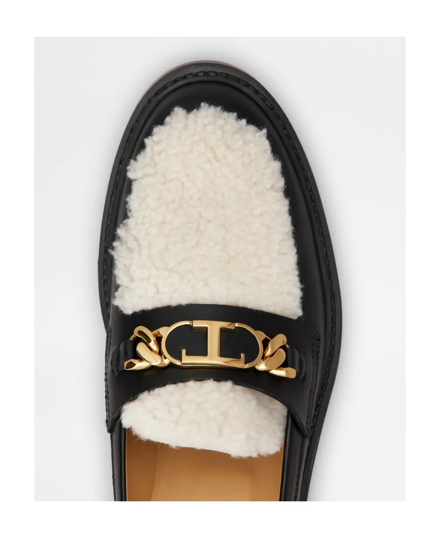 Tod's Logo Plaque Loafers