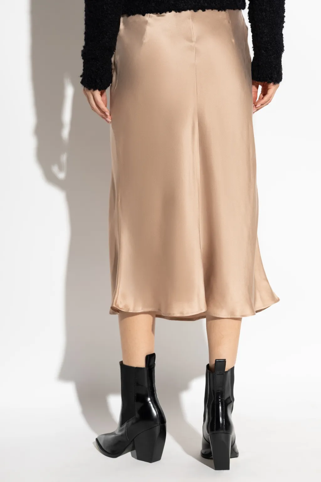 Bias-Cut Silk Shirt