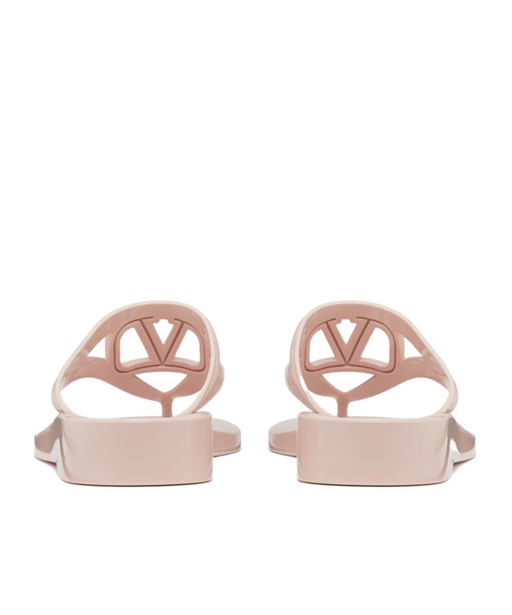 Valentino Vlogo Signature Slip-On Flip Flops