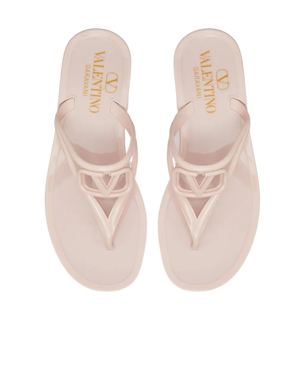 Valentino Vlogo Signature Slip-On Flip Flops