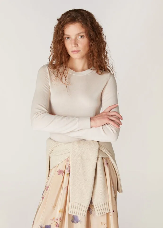 Loro Piana Neo Piuma Crewneck Knitted Jumper