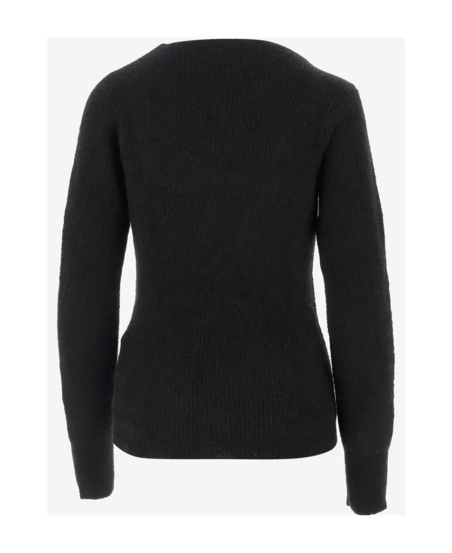 Pau Asymmetric Knitted Cardigan