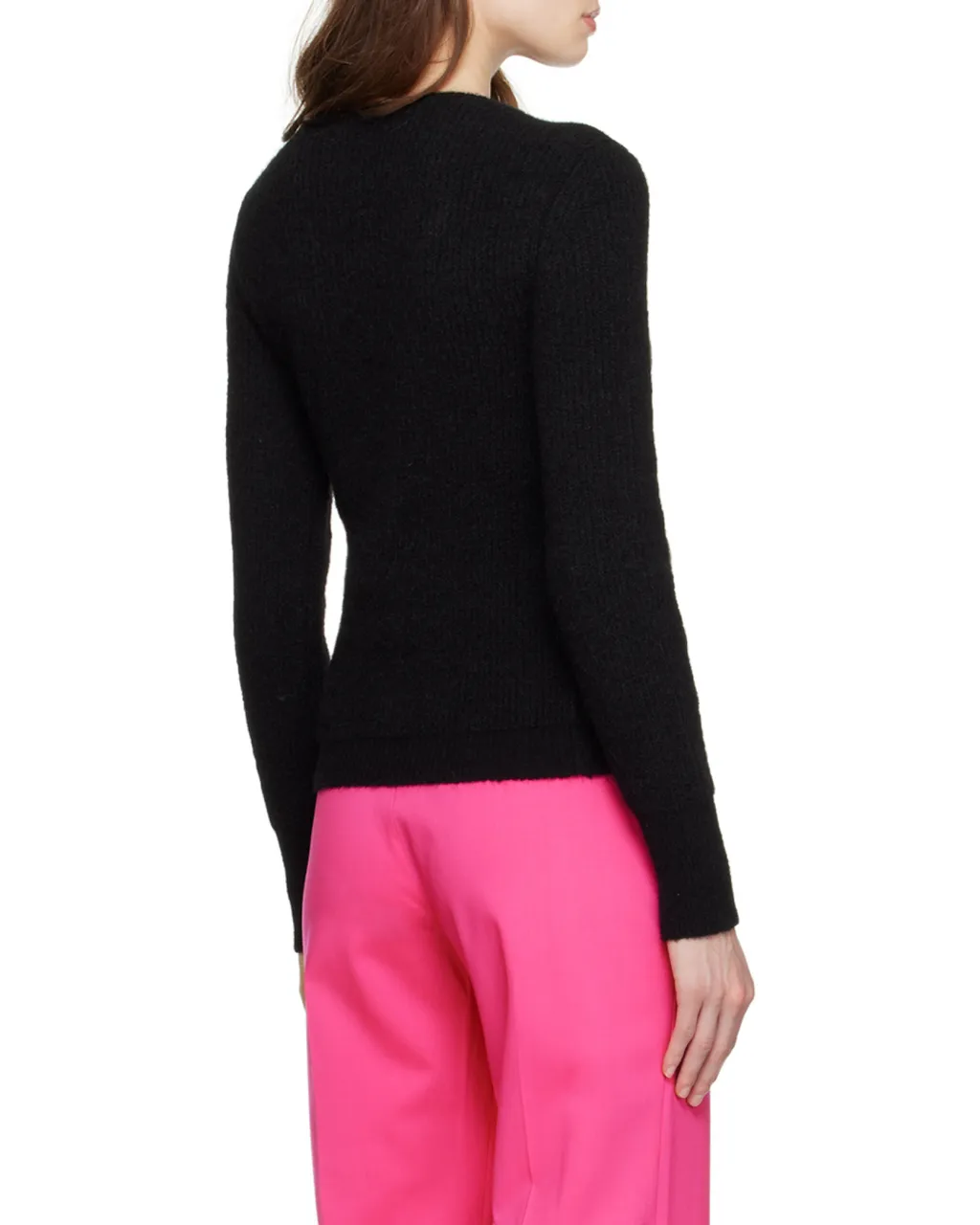 Pau Asymmetric Knitted Cardigan