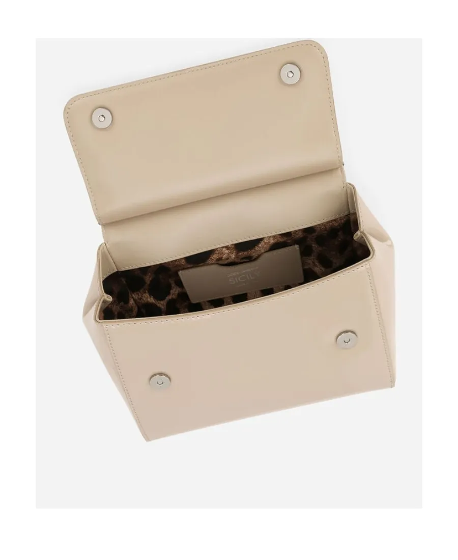 Dolce & Gabbana Logo-Plaque Straped Sicily Bag