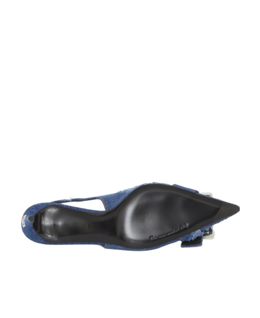 Dolce & Gabbana Pointed-Toe Distressed Pumps