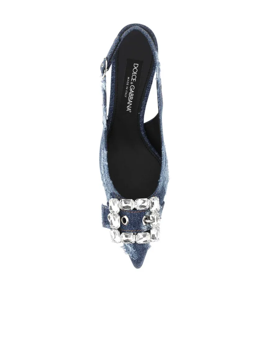 Dolce & Gabbana Pointed-Toe Distressed Pumps