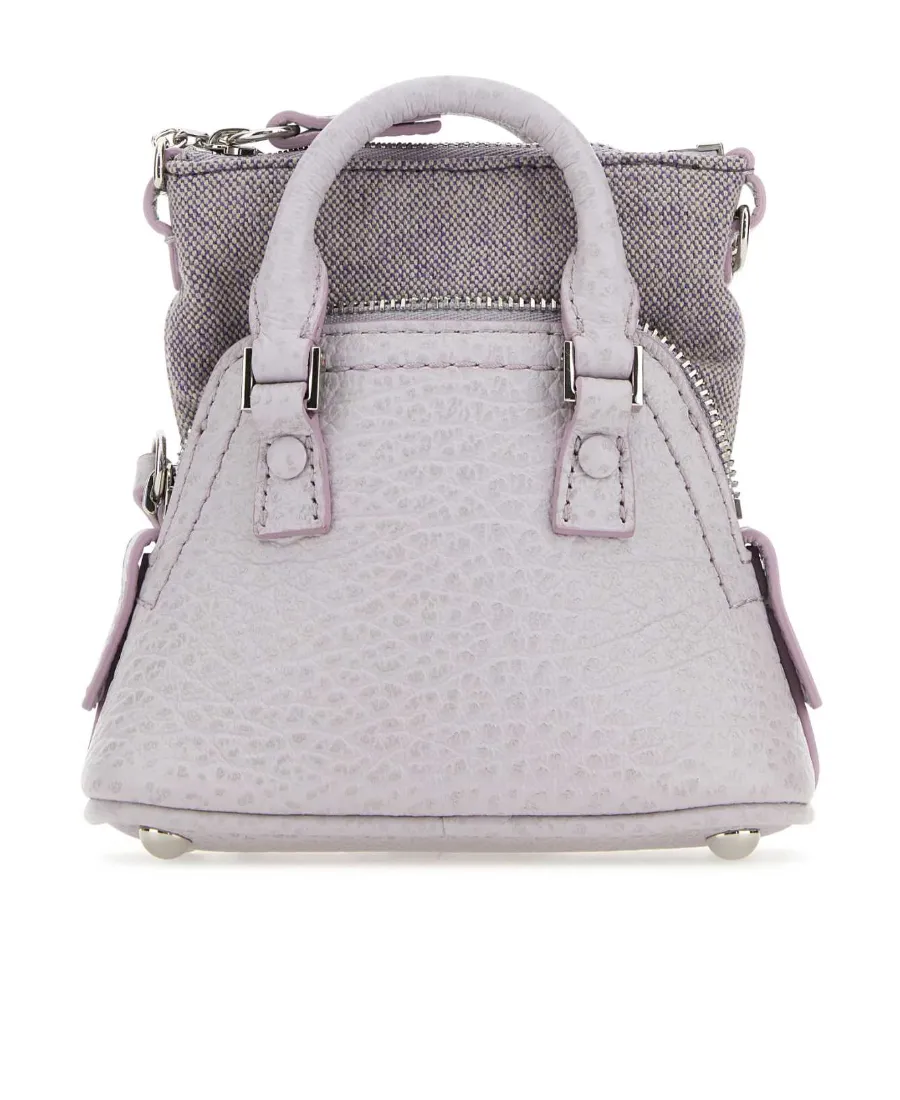 Maison Margiela Numbers-Patch Zipped Mini Shoulder Bag