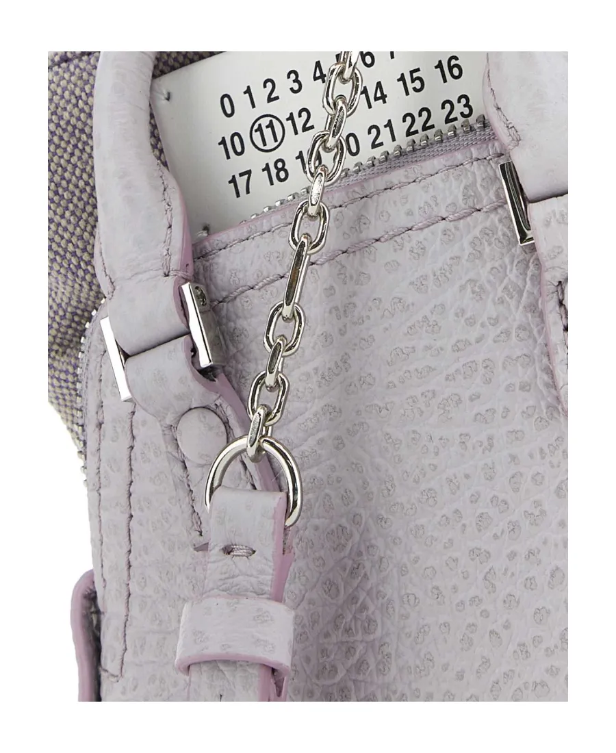 Maison Margiela Numbers-Patch Zipped Mini Shoulder Bag