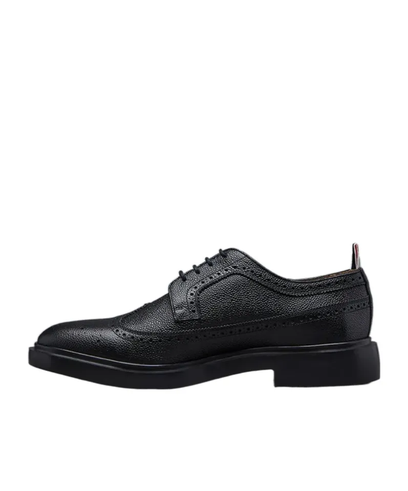 Thom Browne Longwing Almond-Toe Derby Shoes