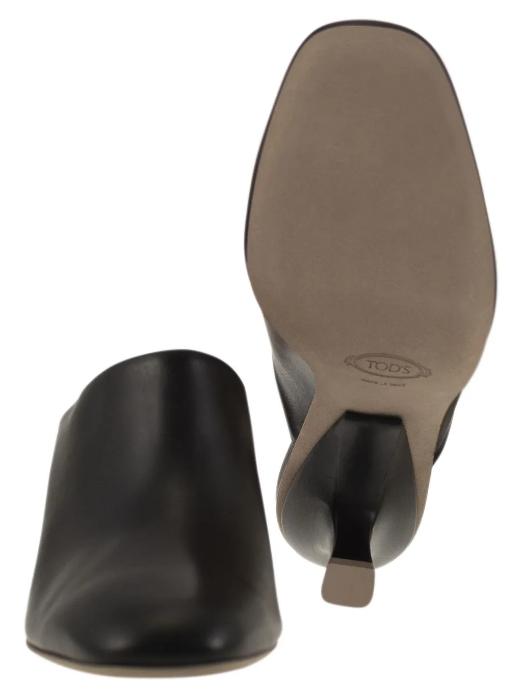 Tod's Mid Heel Slip-On Mules