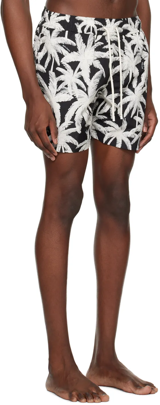 Palm Angels All-Over Palm Printed Swim Shorts