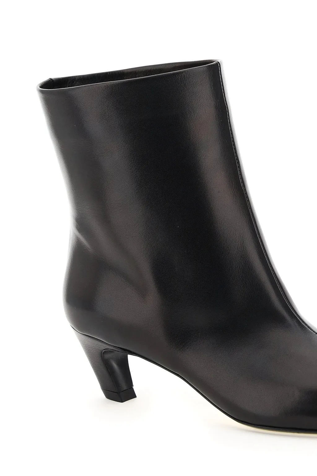 Khaite Arizona Square-Toe Ankle Boots