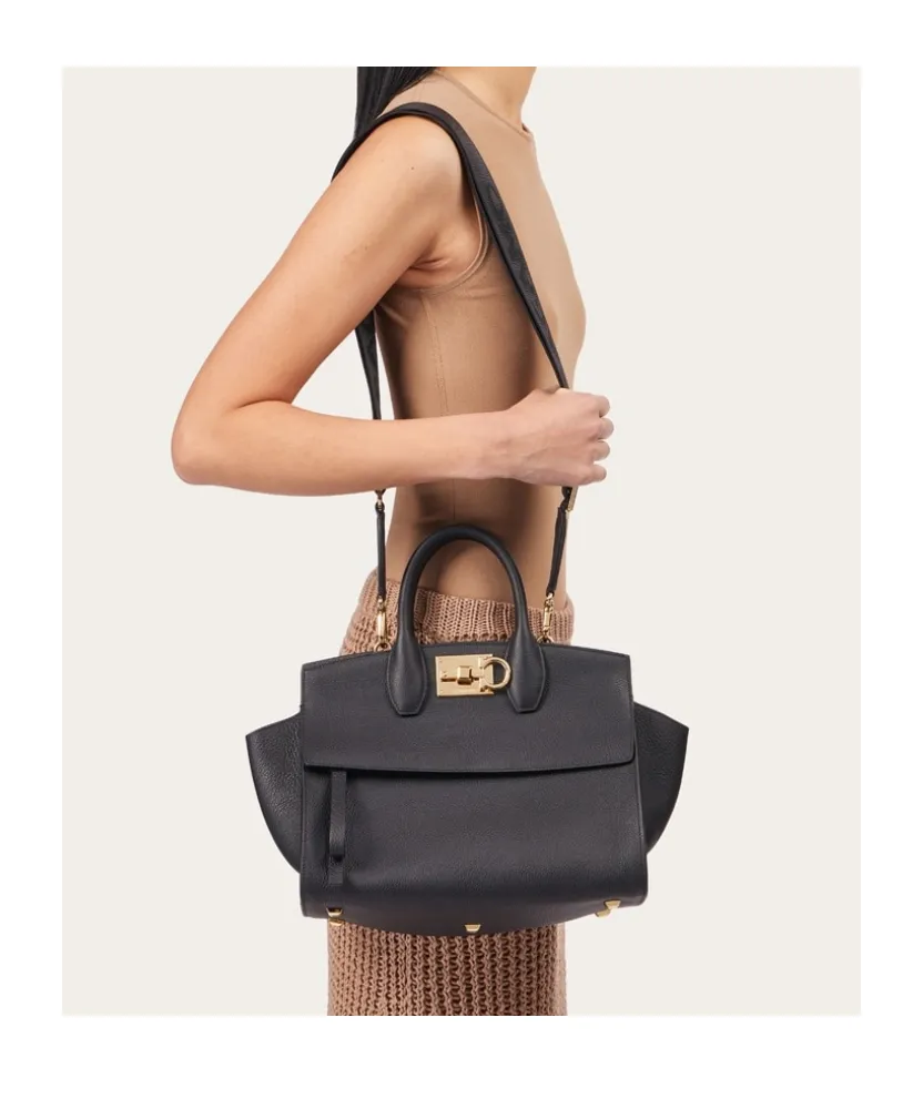 Salvatore Ferragamo Studio Gancini Tote Bag