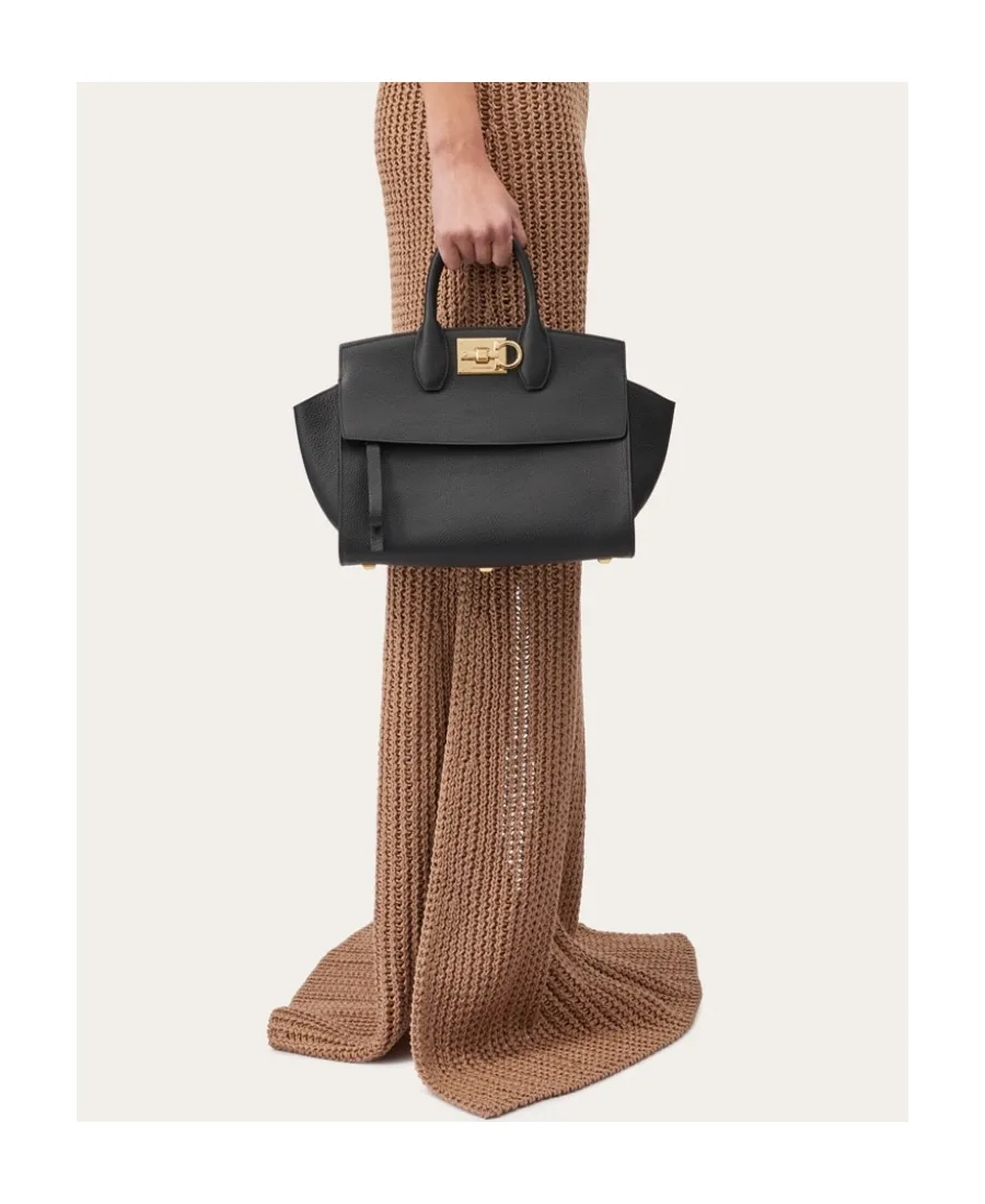 Salvatore Ferragamo Studio Gancini Tote Bag