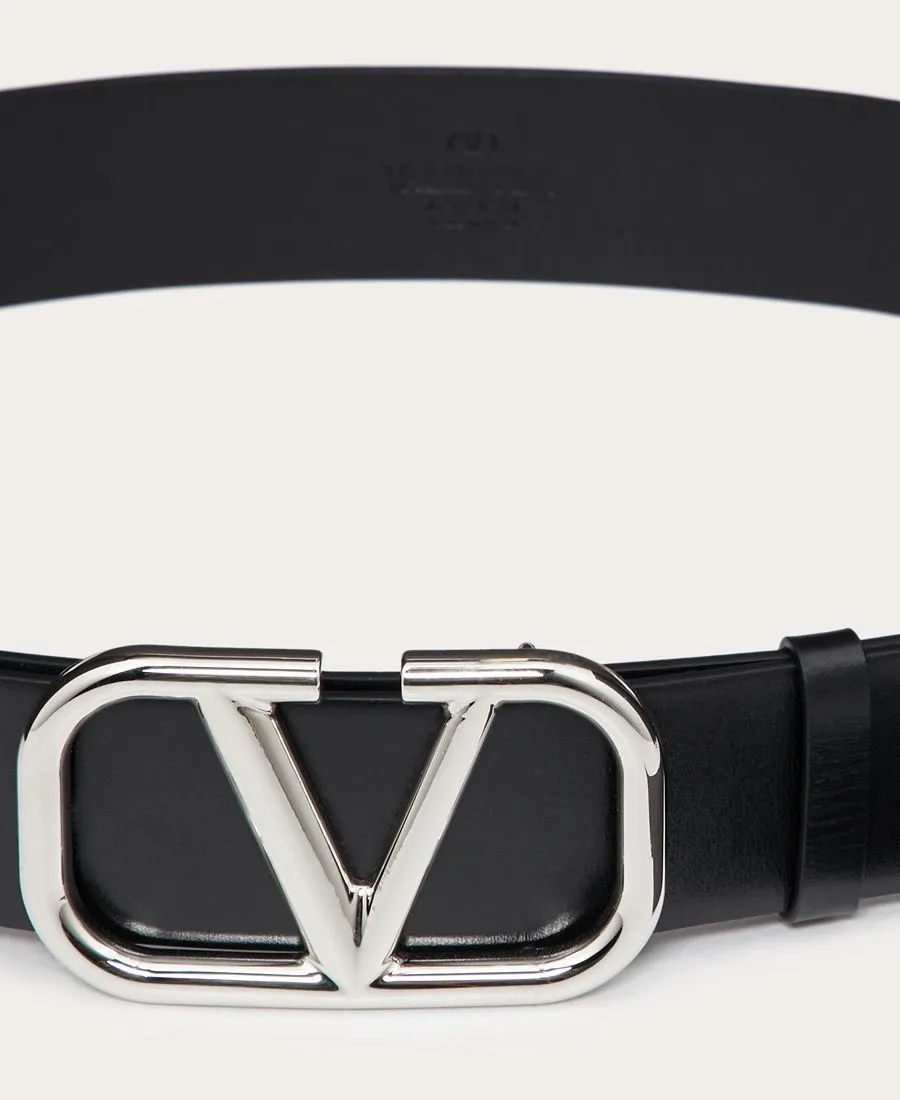 Valentino Vlogo Signature Buckle Belt