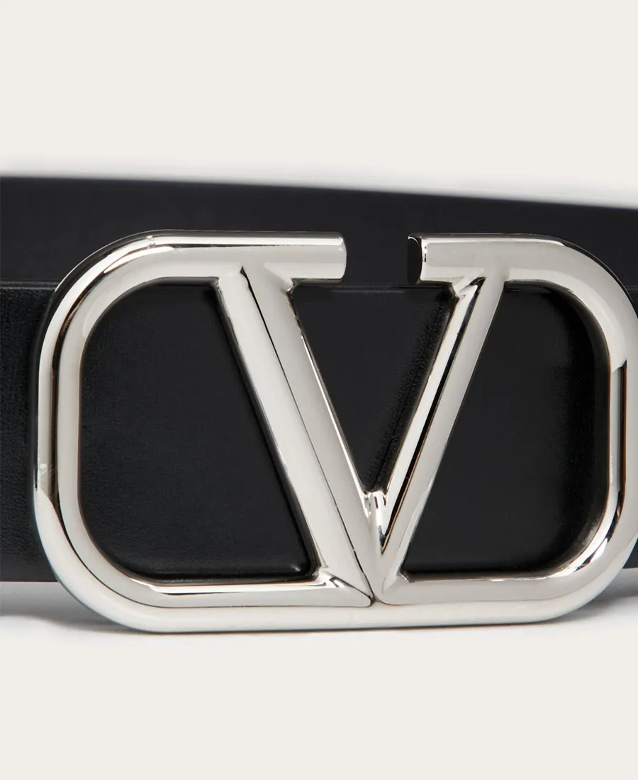 Valentino Vlogo Signature Buckle Belt