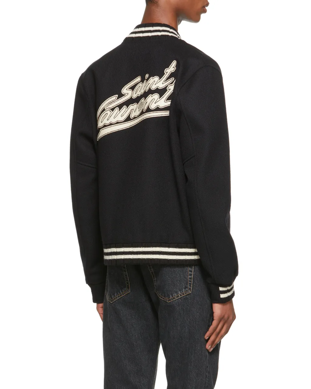 Saint Laurent Teddy Varsity Jacket
