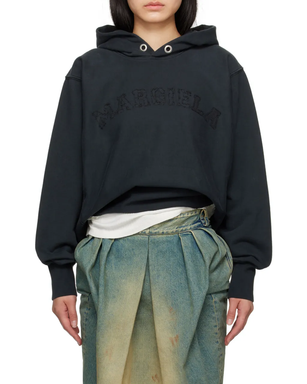 Maison Margiela Logo Detailed Hoodie