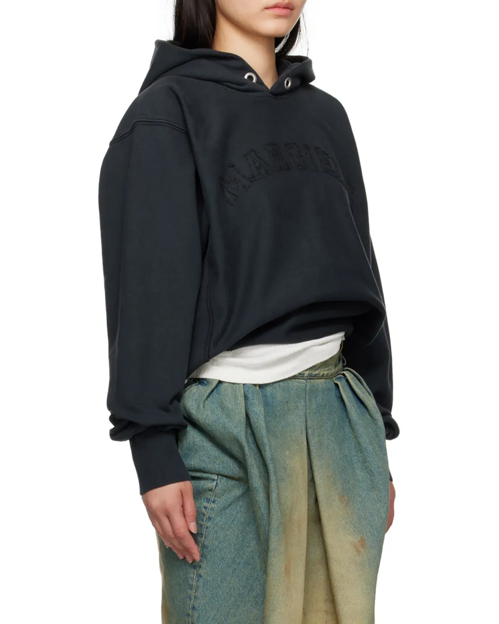 Maison Margiela Logo Detailed Hoodie