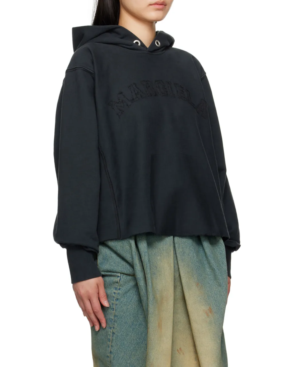 Maison Margiela Logo Detailed Hoodie