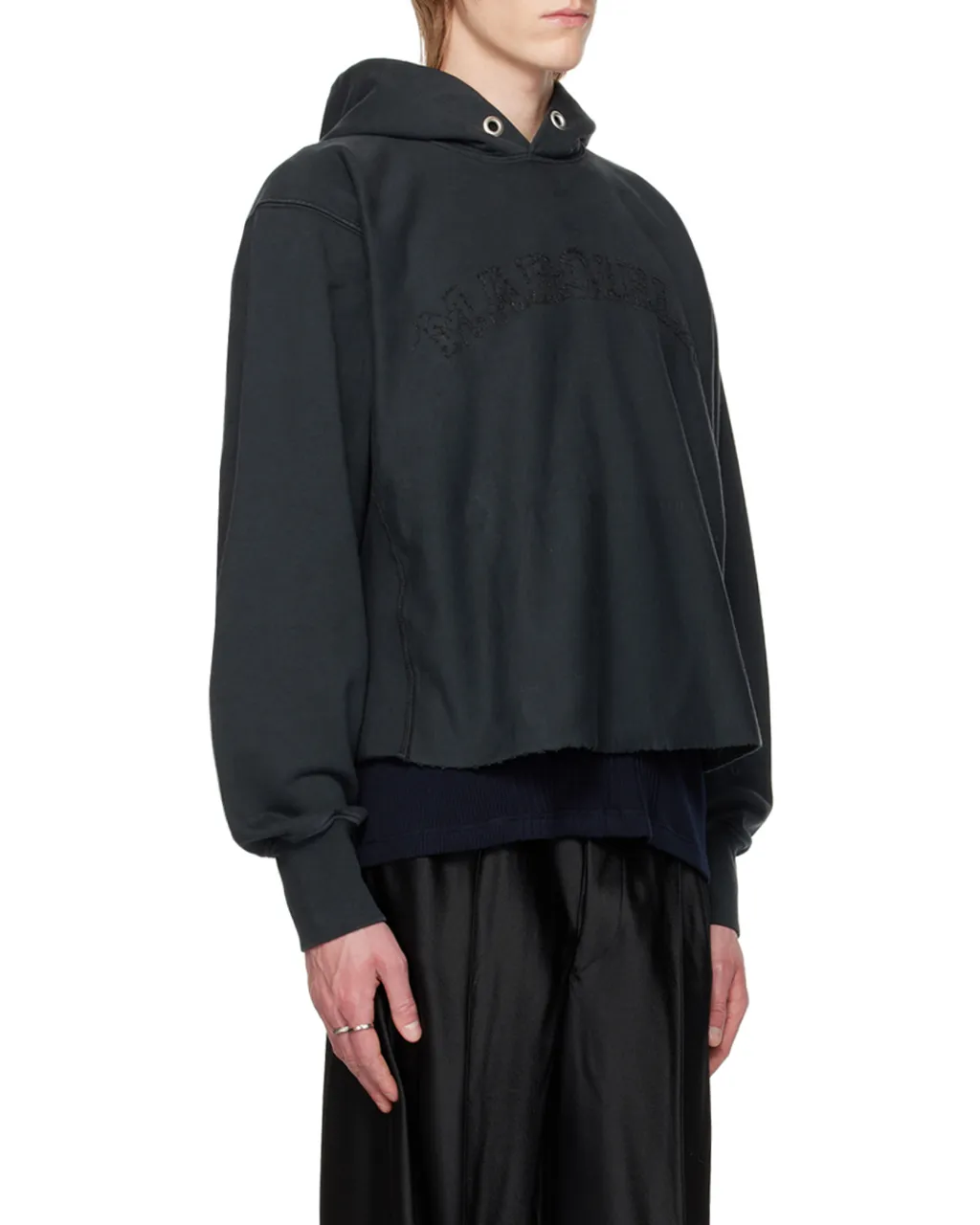 Maison Margiela Logo Detailed Hoodie
