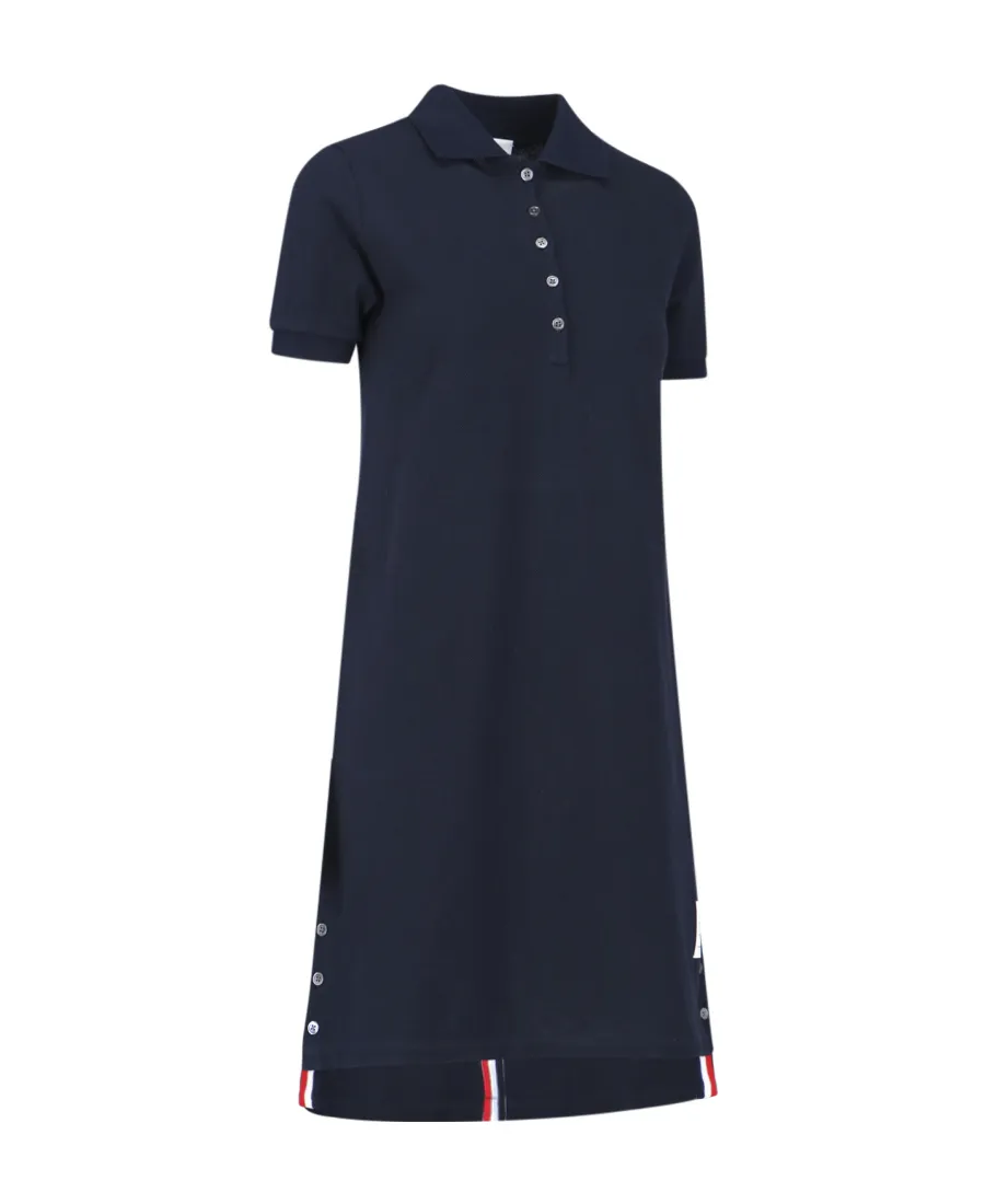 Thom Browne Rwb Stripe Polo Dress