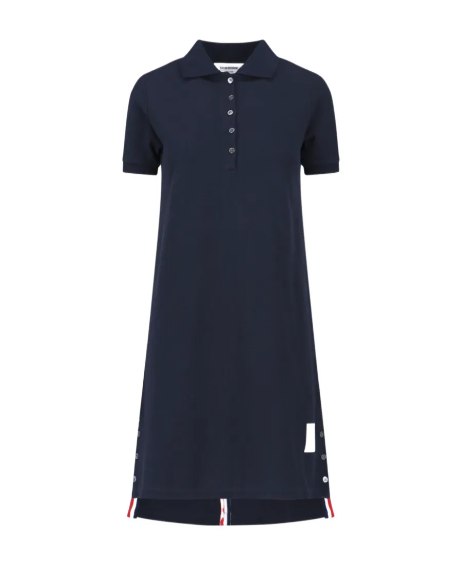 Thom Browne Rwb Stripe Polo Dress