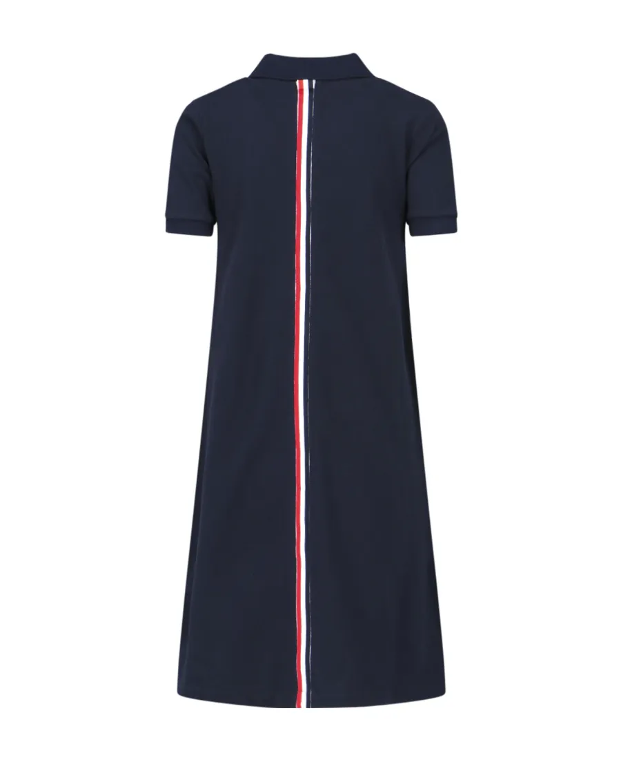 Thom Browne Rwb Stripe Polo Dress