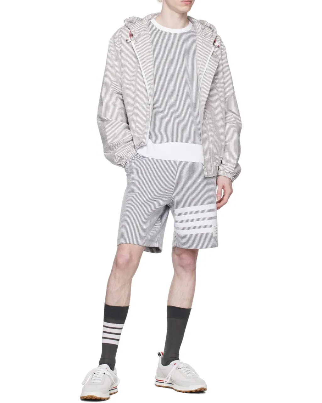 Thom Browne Tech Runner Low-Top Sneakers