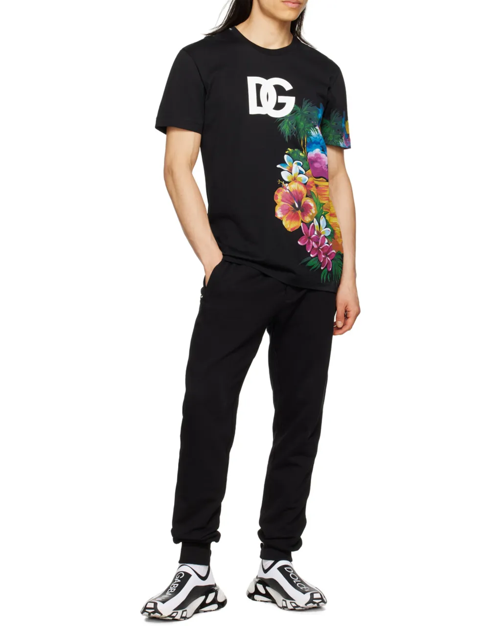 Dolce & Gabbana Sorrento Stretch Meshed Sneakers