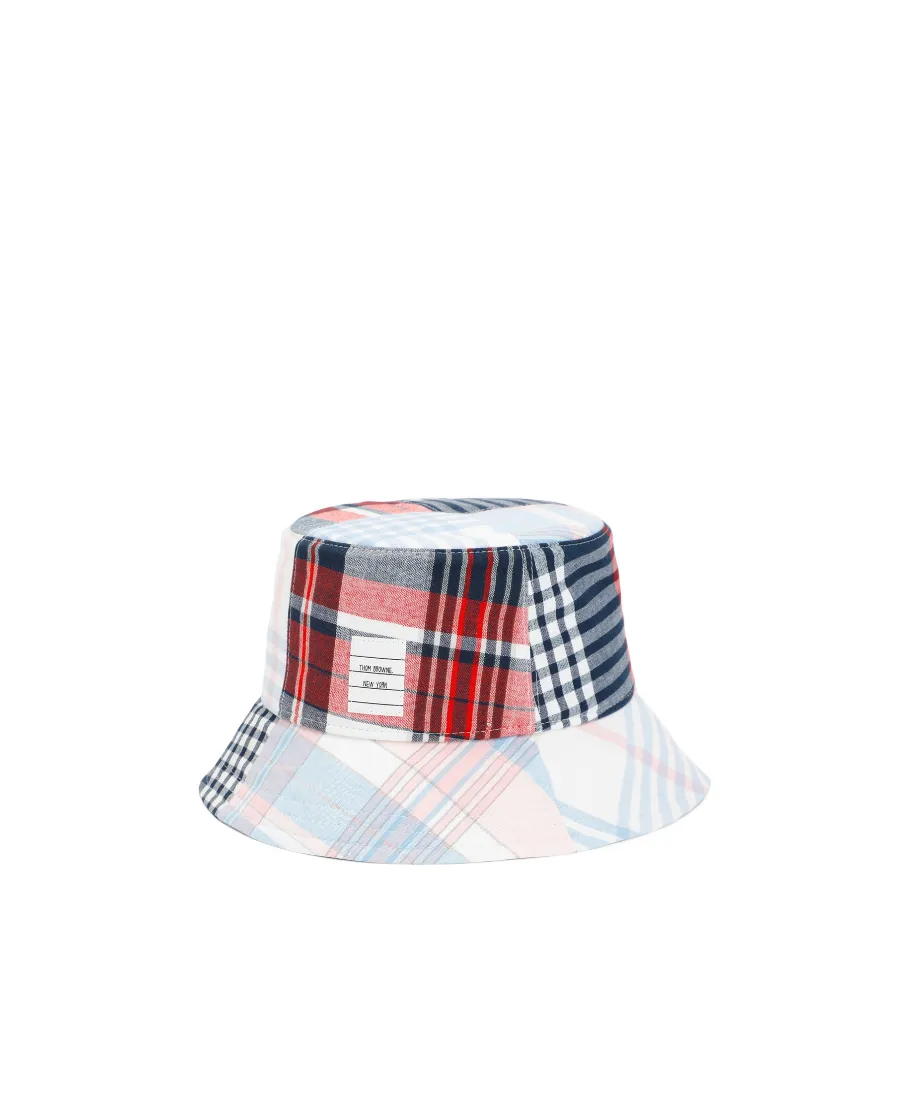Thom Browne Quartered Checkered Bucket Hat