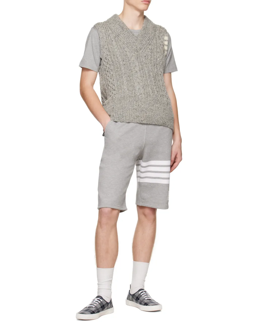 Thom Browne Rwb Short-Sleeved T-Shirt