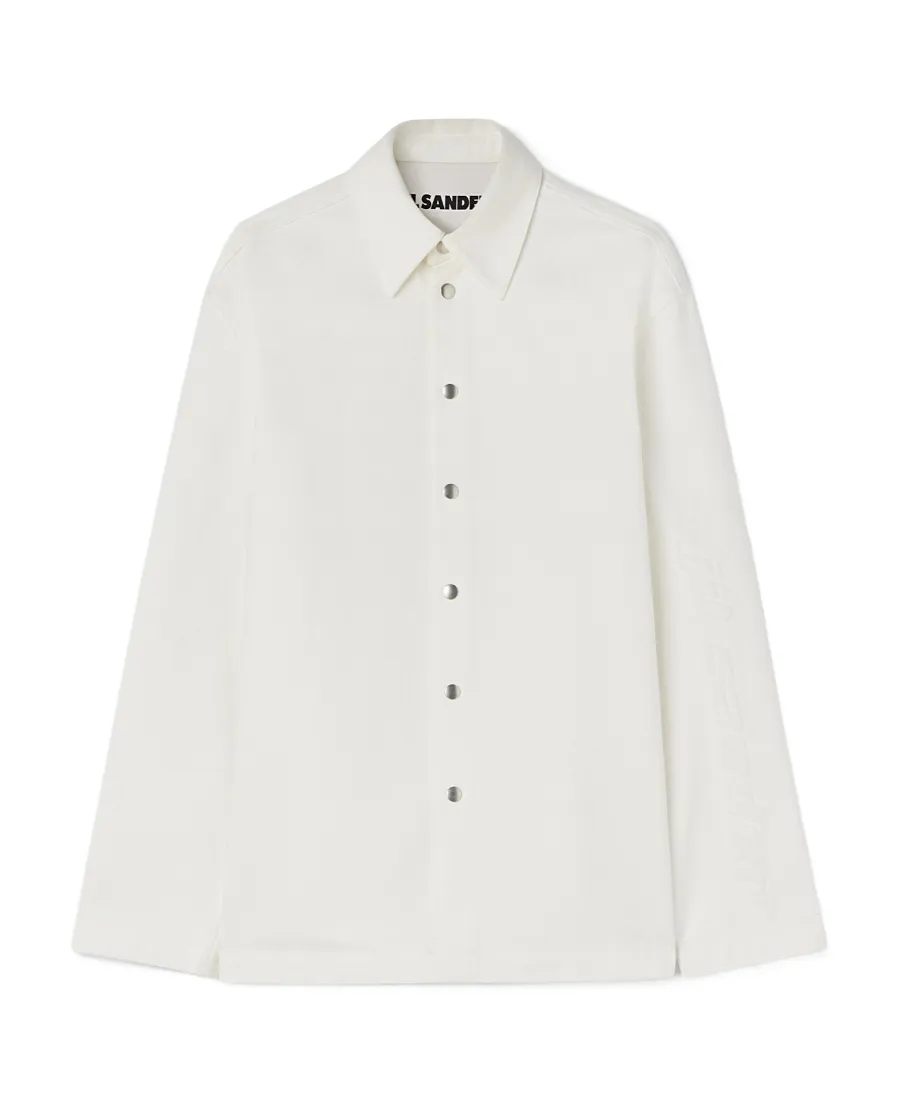 Jil Sander Long-Sleeved Buttoned Denim Shirt