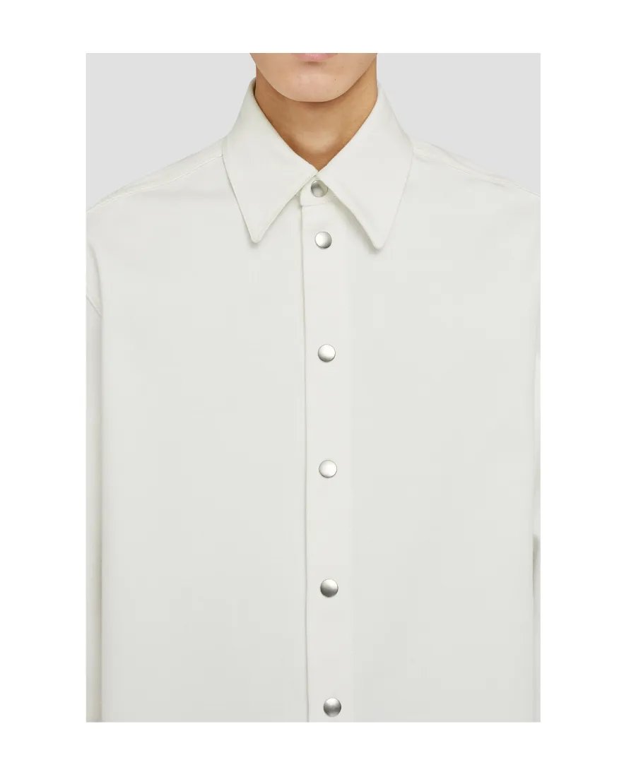 Jil Sander Long-Sleeved Buttoned Denim Shirt