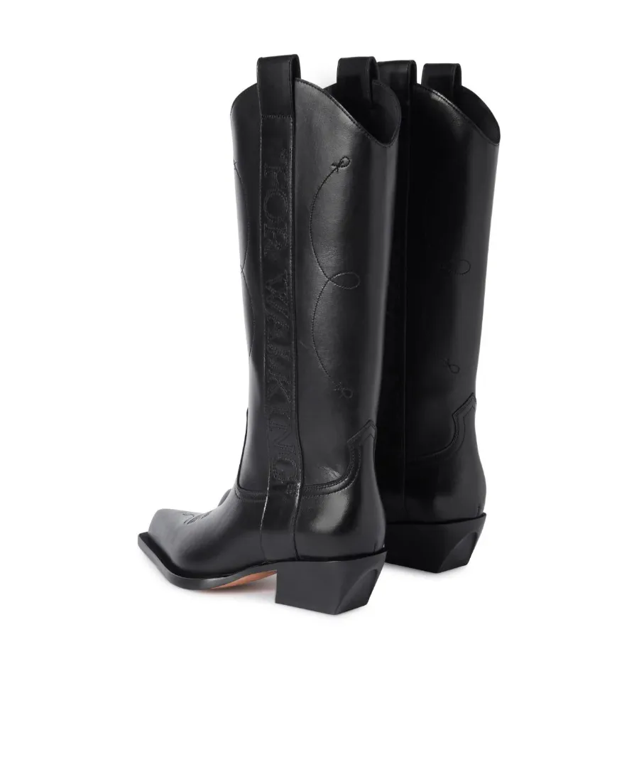 Off-White For Walking Pointed Toe Boots