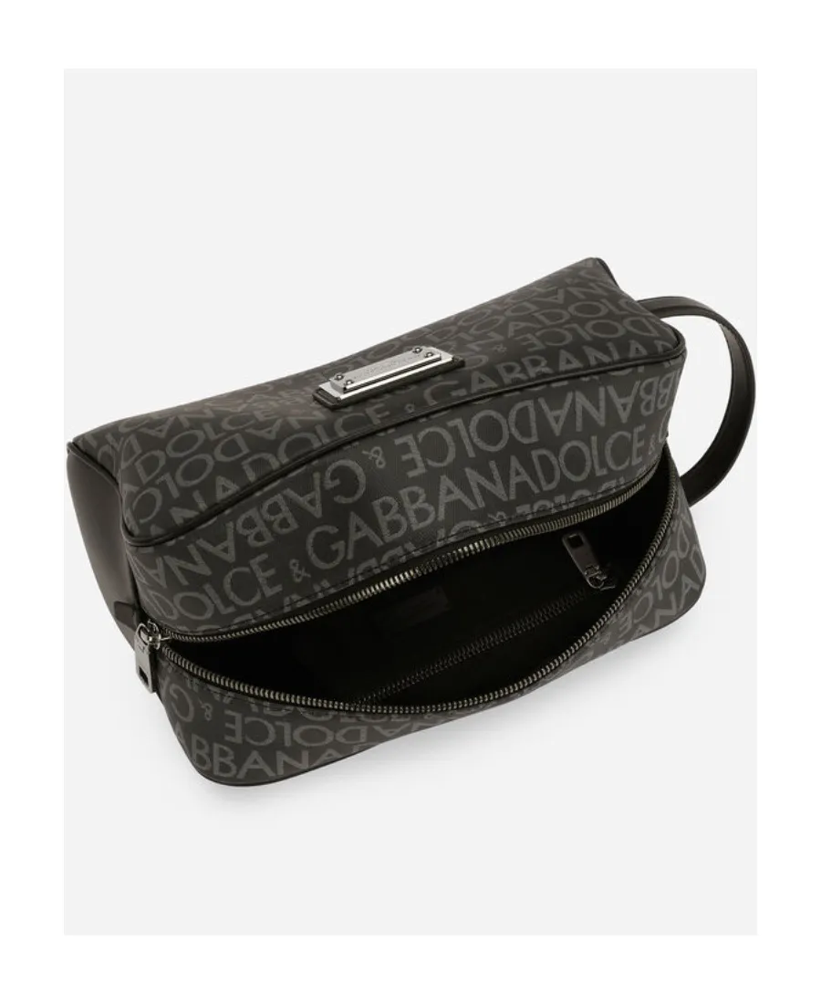 Dolce & Gabbana Logo Plaque Wash Bag