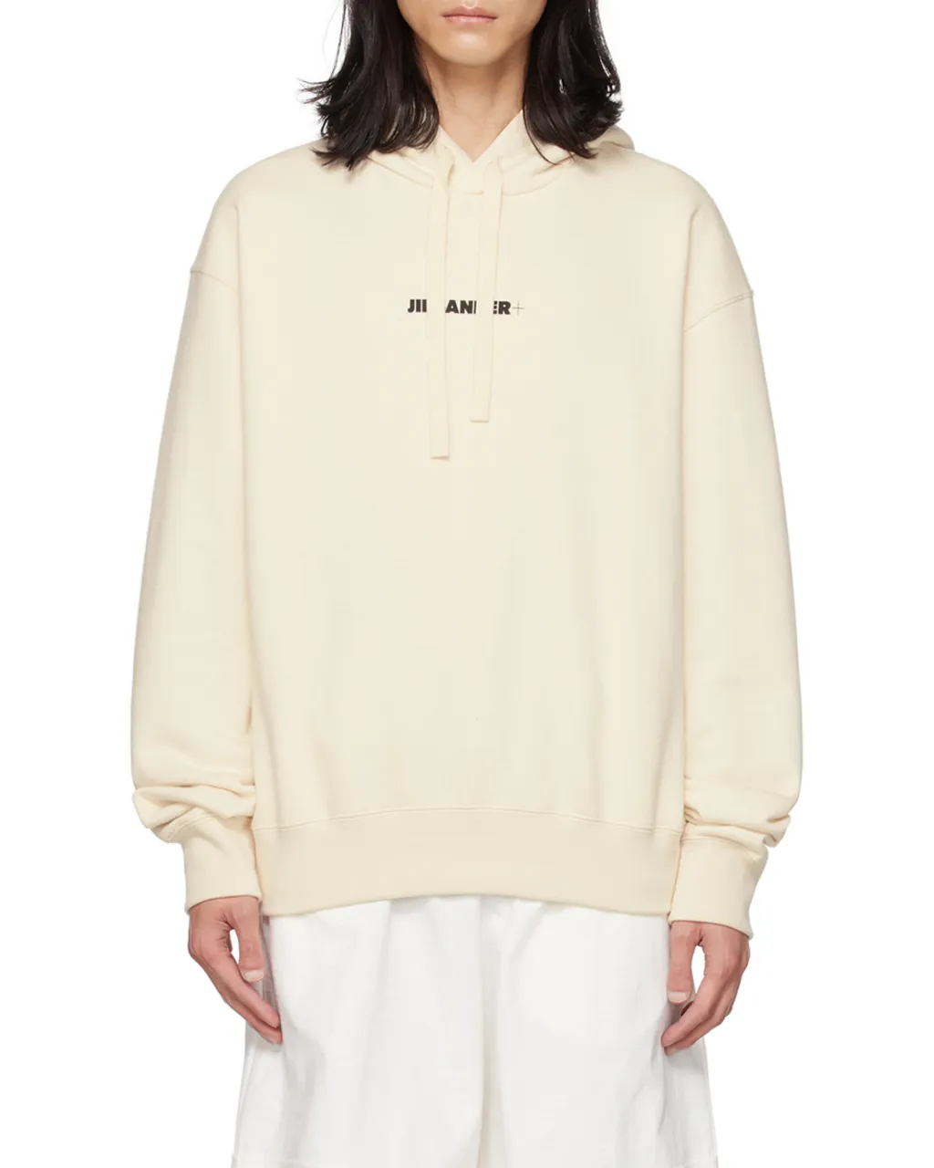 Jil Sander+ Logo Printed Drawstring Hoodie