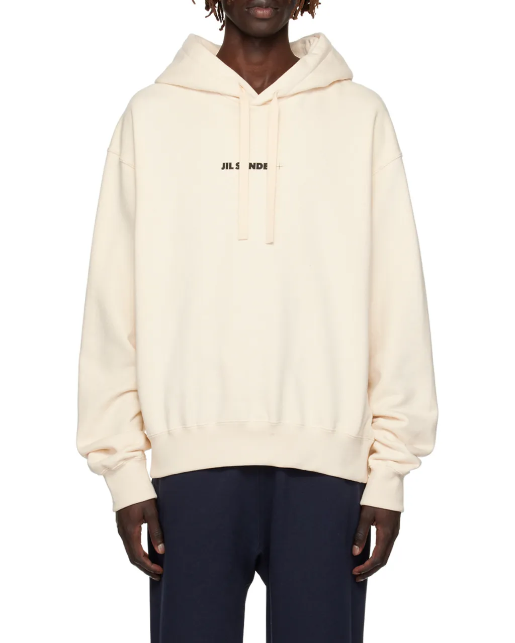 Jil Sander+ Logo Printed Drawstring Hoodie