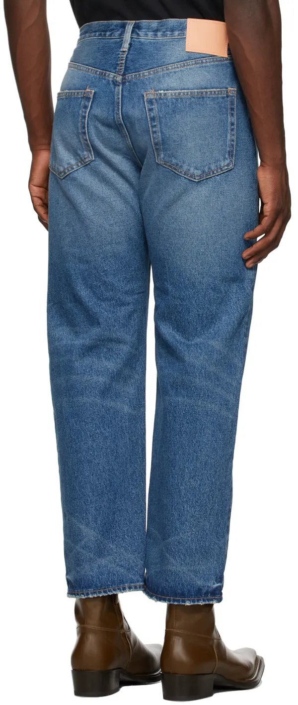 Acne Studios Distressed Relaxed Fit Jeans