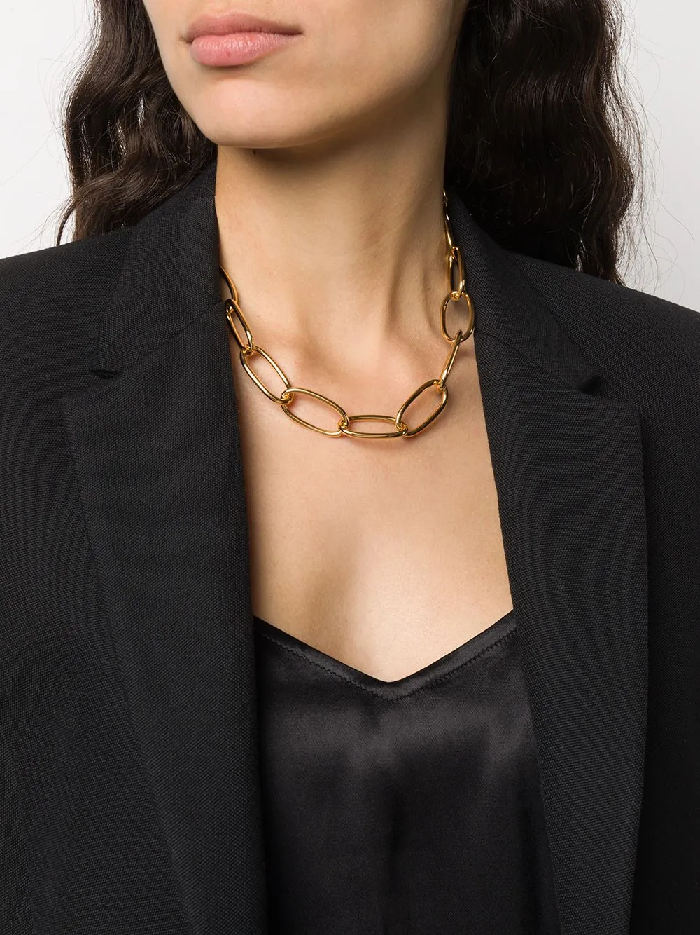 Lace Bolt Chain Necklace