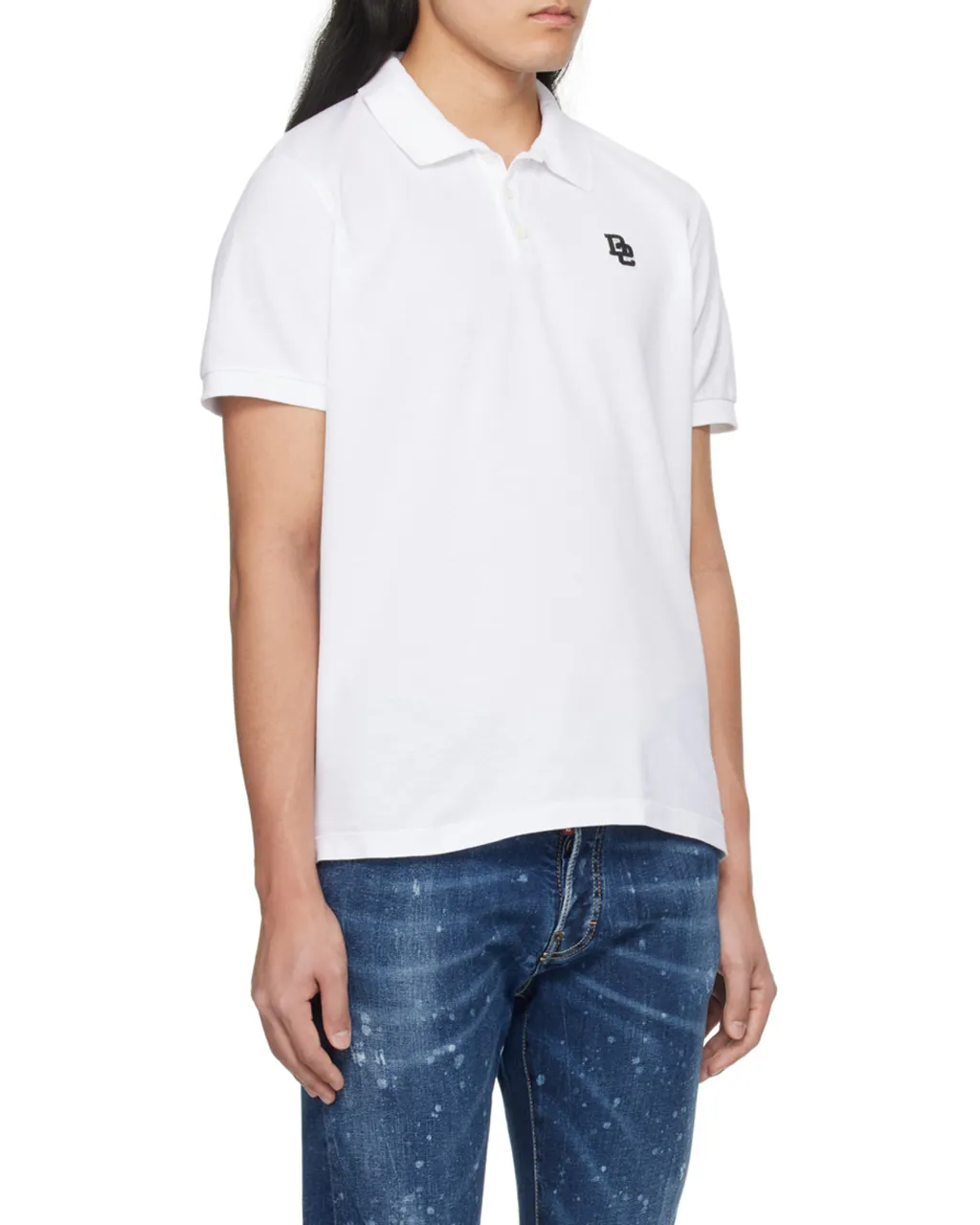 Dsquared2 Logo-Embroidered Short Sleeved Polo Shirt
