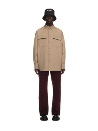 Off-White Buttoned Long-Sleeved Shirt