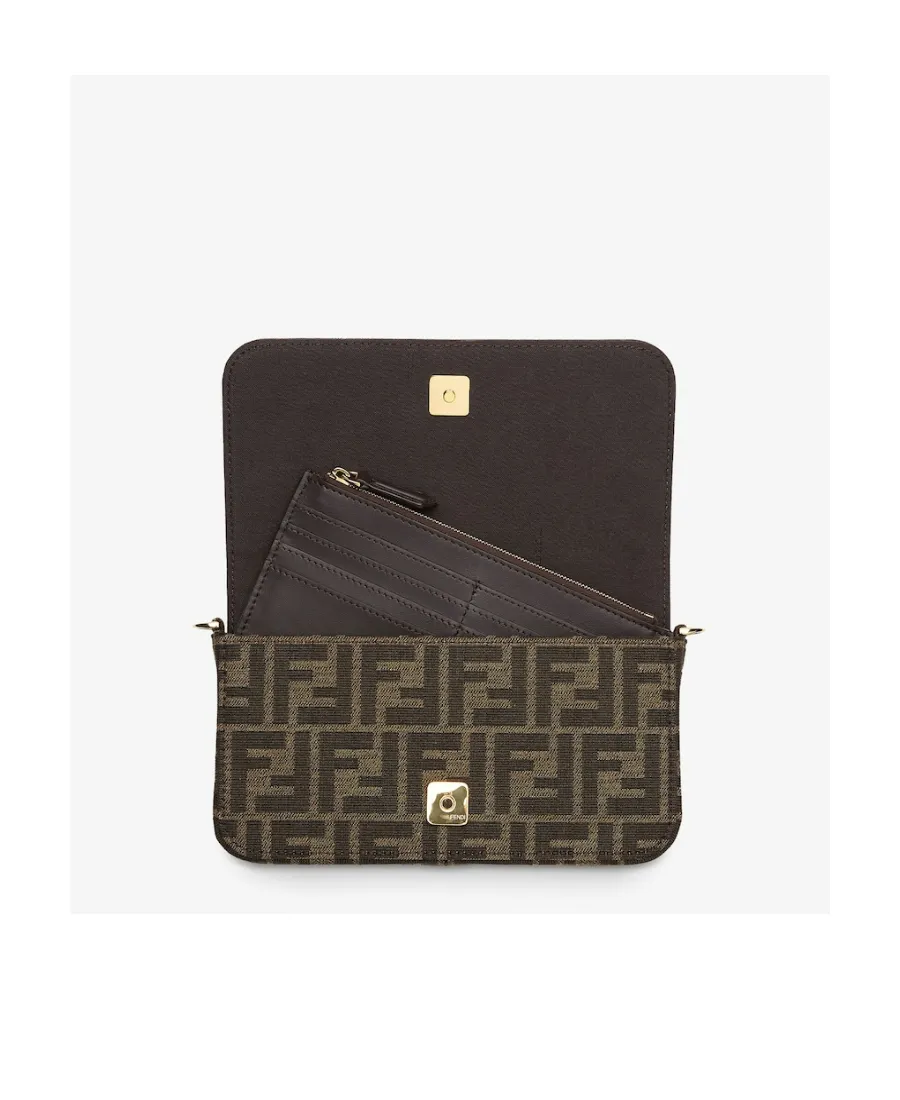 Fendi Fendigraphy Ff Jacquard Chain-Linked Wallet
