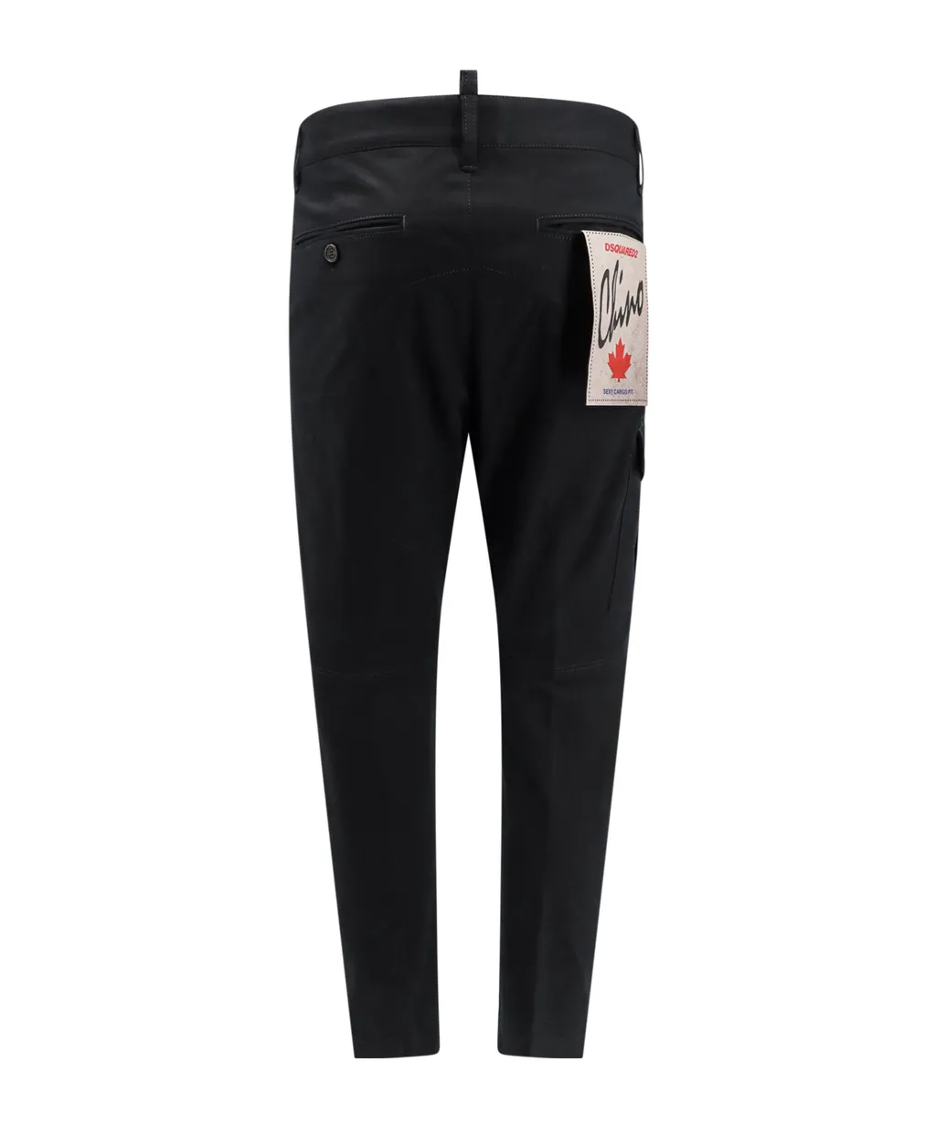 Dsquared2 Tapered-Leg Skinny Cargo Trousers