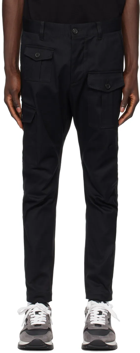 Dsquared2 Tapered-Leg Skinny Cargo Trousers