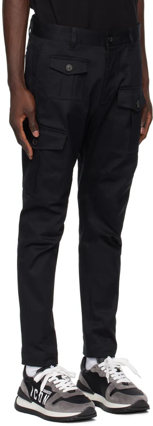 Dsquared2 Tapered-Leg Skinny Cargo Trousers