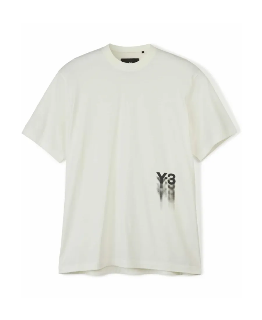 Y-3 Logo Printed Crewneck T-Shirt